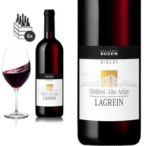 6er Karton 2021 Südtiroler Lagrein  von Kellerei Bozen/Gries - Rotwein