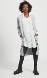 VILA Langer Cardigan Gemütliche Strickjacke mit Taschen Knit Jacket VIRIL Größe: XXL VILA Langer Cardigan Gemütliche Strickjacke mit Taschen Knit Jacket VIRIL Größe: XXL