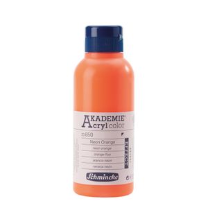 Neon Orange 250ml Acrylfarbe - AKADEMIE Acryl - Schmincke 23 850 027