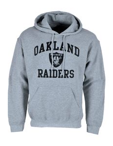 NFL Football Hoodie Kapuzenpullover Oakland Raiders grau M