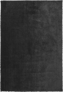 BELIANI Teppich Schwarz 160 x 230 cm Shaggy mit Kuschelfaktor Getuftet in rechteckiger Form Klassisch
