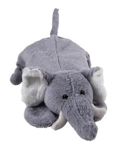 Wärmflasche Kinder XXL zum Kuscheln 0,8 L buntes Kuscheltier Elefant Taro 45 cm