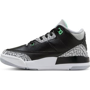 Nike Jordan 3 Retro "Green Glow" dla dzieci, rozmiar: 33