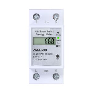 Wifi Smart Home Energiemonitor Echtzeit-Stromzaehler Einfache Installation Fernbedienung APP-Steuerung