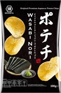 KOIKEYA Potato Chips Wasabi Nori 100g KOIKEYA Potato Chips Wasabi Nori 100g