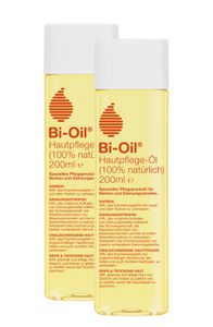 Bi-Oil 2x Mama Hautpflege Öl vegan 200 ml - Schwangerschaftsöl 100 % natürlich - Körperöl für während & nach der Schwangerschaft