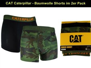 CAT Caterpillar 4Stk. in XL/52 Boxershorts Camouflage Herren