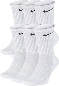 NIKE Everyday Cushioned Crew Socken White - 6 Paar EU 42-46 / L