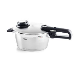 Fissler Vitavit Premium / Schnellkochtopf (3,5 L, Ø 22 cm) Edelstahl-Dampfkochtopf,4-Garstufen, inkl. Einsatz - Induktion