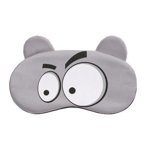 INF Roztomilá maska na spaní s očima a ušima Grey