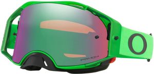 Oakley Airbrake Prizm Motocross Brille (Green/Black,One Size)