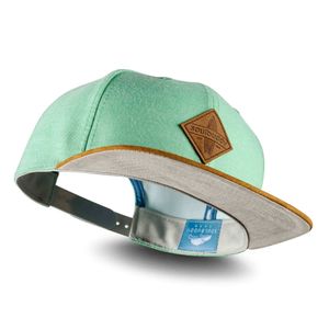 Soulbuddy Snapback Cap - Herren Damen – Geschenk für Männer - One Size - Verstellbar – Mintgrün