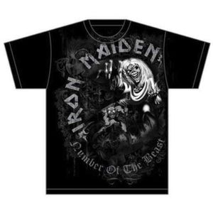 Iron Maiden NOTB Grey Tone Mens T Shirt: Small