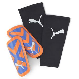 PUMA Ultra Light Sleeve Schienbeinschoner 01 - ultra orange/blue glimmer XL