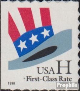 Briefmarken USA 1998 Mi 3060BM (kompl.Ausg.) postfrisch Hut von Uncle Sam