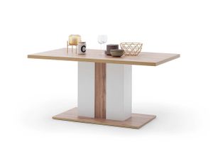 MCA furniture Esstisch Cali - Weiß Wotan Eiche
