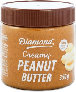DIAMOND Erdnussbutter Cremig 350g - Ohne Zuckerzusatz | Creamy Peanut Butter
