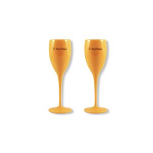 Veuve Clicquot 2X Champagnergläser Champagner Gläser Yellow Label