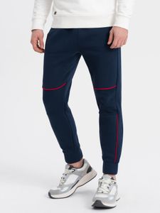 Ombre Clothing Męskie spodnie dresowe Pingamma navy XXL