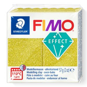 FIMO EFFECT Modelliermasse ofenhärtend gold-glitter 57 g