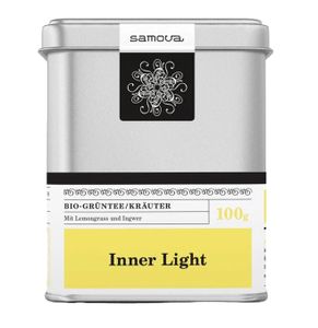Samova Inner Light,Grüntee / Kräutertee, loser Tee in Dose, 100 gr