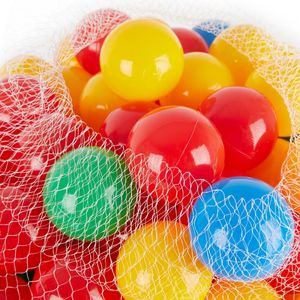 Bieco Bälle für Bällebad | 250 Stück, Größe ca. 6 cm | Bunte Bälle | Kinder Bällebad Bälle | Plastic Balls | Geeignetes Bällebad für Babys | Bällebad Kinder