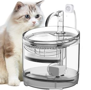 1.5L Haustier Wasserspender Trinkbrunnen Trinknapf Haustier Automatisch Wasserspender für Katzen Hunde Mit Sensor