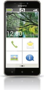 Emporia SMART.2 (5 Zoll) Smartphone 16GB Blueberry/Chrom "wie neu"