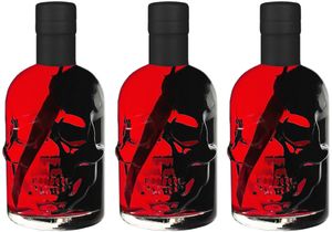 Absinth 3x0,5L Totenkopf Skull Red Chili Mit maximal erlaubtem Thujongehalt 35 mg/L 55%Vol