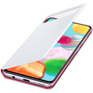 Samsung Galaxy A41 Hülle - Kunststoff - Samsung Klapphülle - Weiß