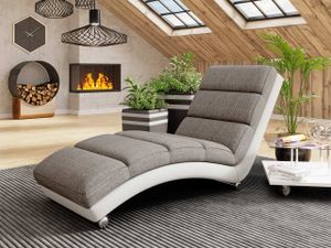 MIRJAN24 Sessel Holiday Relaxsessel Liegesessel Relaxliege mit verchromte Füße Elegant Fernsehsessel Design Wohnzimmer (Soft 017 + Lawa 05)