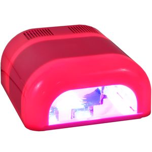 Agora-Tec® Nailart NagelDesign Nagelmodellage AT-UV-Lichthärtungsgerät-36W-pink