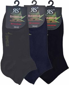 Strumpf Riese Uni Bambusové Sneaker-ponožky - 3 páry abm-43.46