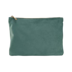 Bagbase - Kozmetická taška, zamatová RW10030 (30 cm x 20 cm) (nefritovo zelená)