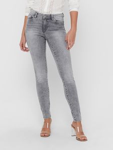 Only Jeans Damen ONLWAUW LIFE MID SK BB BJ Größe M/30, Farbe: 179698 Medium Grey Denim