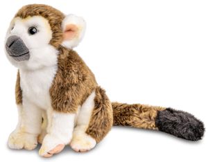 Uni-Toys - Totenkopfaffe, sitzend - 19 cm (Höhe) - Plüsch-Affe, Äffchen - Plüschtier, Kuscheltier