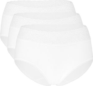 Speidel 3er-Pack Natalie Taillen Slip Dekorativer Spitzenbund, Flache elastische Beinspitze, Keine störenden Seitennähte