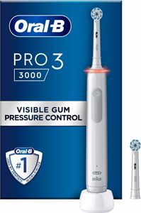 Oral-B PRO 3 3000 Sensitive Clean    White   JAS22