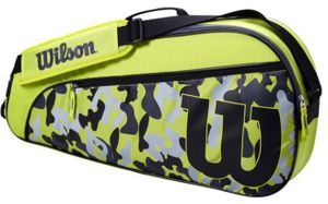 WILSON JUNIOR RACKETBAG Wild Lime/Grey/BLACK Black/Black/Phantom