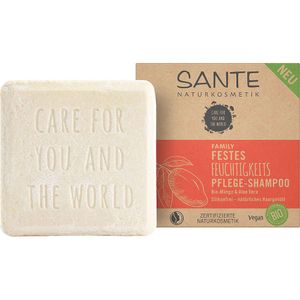 SANTE Festes Feuchtigkeits Pflege-Shampoo | 60 g | Bio-Mango & Aloe Vera