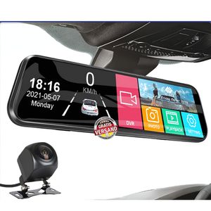 Full HD Dashcam, Rückfahrkamera für Rückspiegel: Smart Spiegel Auto Kamera mit 10 Zoll Display, WDR, Nachtsicht, optimale Fahrsicherheit Tag und Nacht