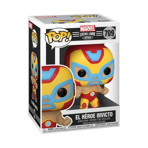 Marvel Lucha Libre - El Héroe Invicto Iron Man 709 - Funko Pop! - Vinyl Figur