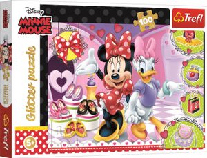 Glitzer Puzzle 100 – Disney Minnie Mouse