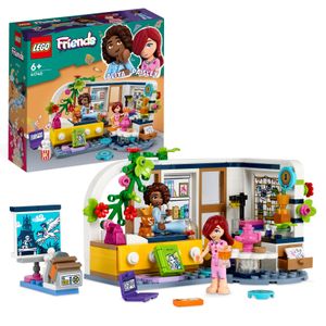 LEGO 41740 Friends Aliyas Zimmer, Übernachtungsparty-Spielzeug zum Sammeln mit Paisley aus der Serie 2023 und Hündchen-Figur für Mädchen und Jungen ab 6 Jahren