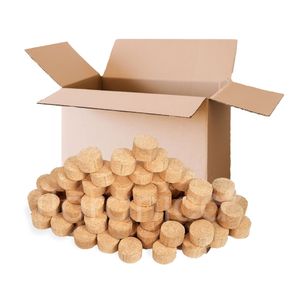 Floranica Holzbriketts 100% Gepresste Rundholzbriketts 20kg im Karton Brikett Ideal für Kamin Ofen Raketenofen Grill Umweltfreundlich Hohe Brennwert Raucharm