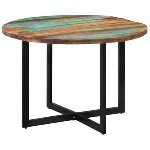 vidaXL Jídelní stůl 110x75 cm Staré dřevo Masiv