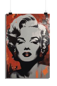 Marilyn Monroe Poster - Klassisches Hollywood-Ikone Poster - Filmposter - 51x71cm - Perfekt zum Einrahmen