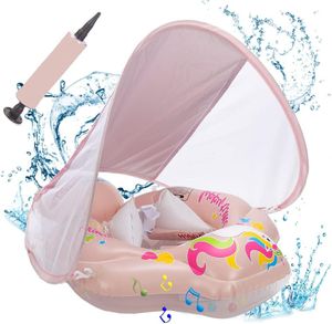 Swimbobo Baby Schwimmring Paddelring Kinderschwimmring Achselring Sonnenschutzschirm.Innendurchmesser:16cm