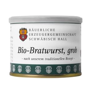 Bäuerliche Erzeugergemeinschaft Schwäbisch Hall - Echt HällischeBratwurst in der Dose 200 Gramm