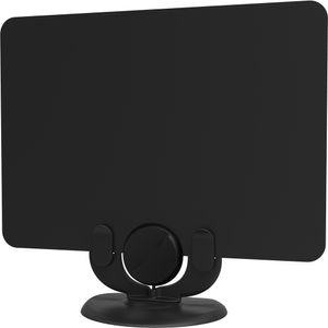 SENCOR SDA-152 Ultratenká pokojová DVB-T2/T anténa pro pásmo UHF a VHF, nejnovější 5G LTE filtr, zisk 20 dB, napájení na 5 V, Dvoubarevné provedení (černá/bílá)